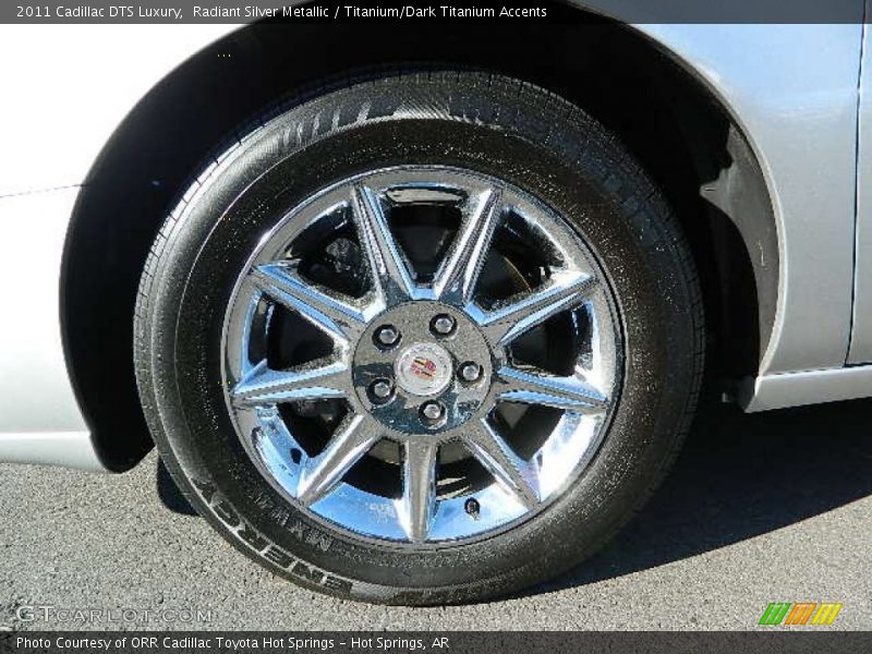 Radiant Silver Metallic / Titanium/Dark Titanium Accents 2011 Cadillac DTS Luxury