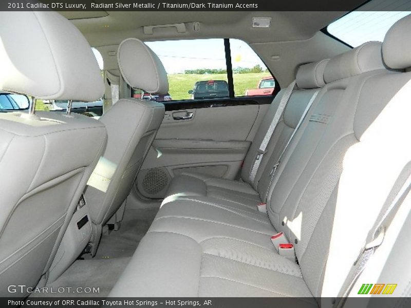 Radiant Silver Metallic / Titanium/Dark Titanium Accents 2011 Cadillac DTS Luxury