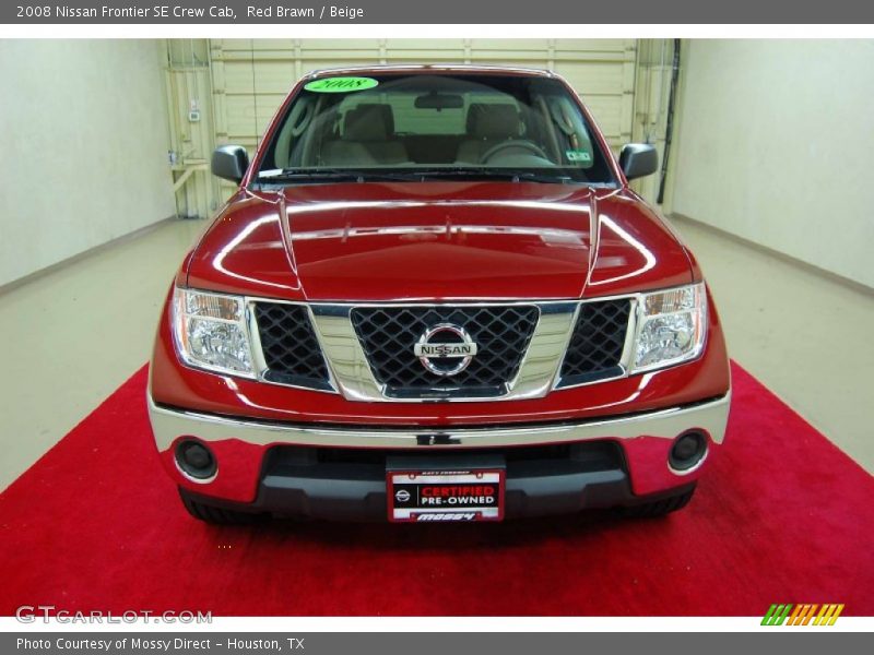 Red Brawn / Beige 2008 Nissan Frontier SE Crew Cab