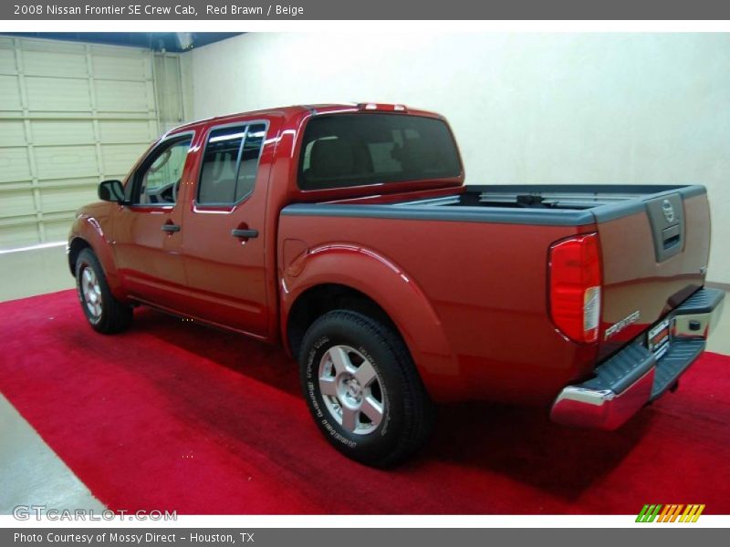 Red Brawn / Beige 2008 Nissan Frontier SE Crew Cab