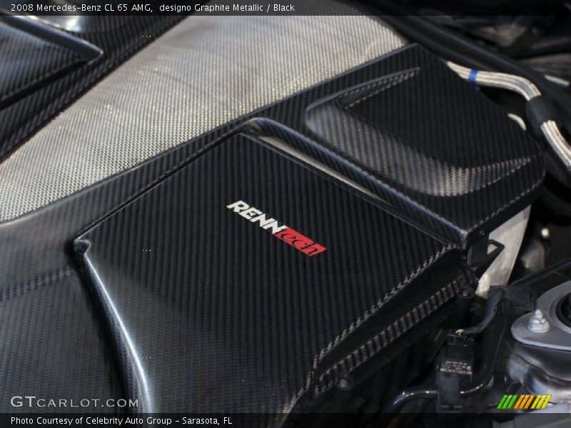 designo Graphite Metallic / Black 2008 Mercedes-Benz CL 65 AMG