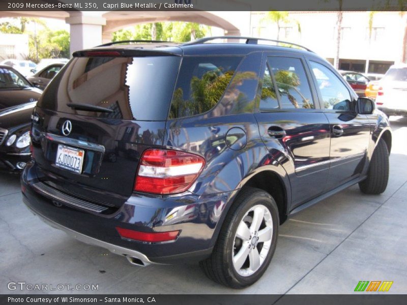 Capri Blue Metallic / Cashmere 2009 Mercedes-Benz ML 350