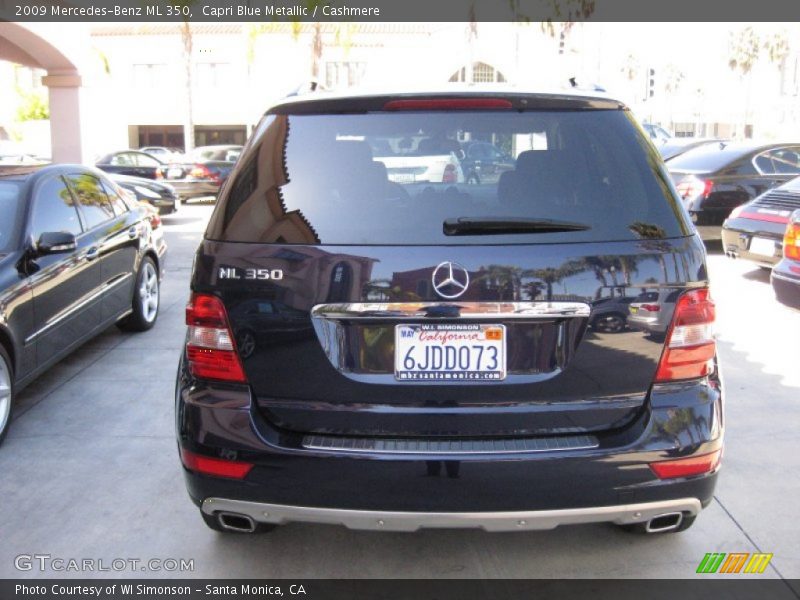 Capri Blue Metallic / Cashmere 2009 Mercedes-Benz ML 350