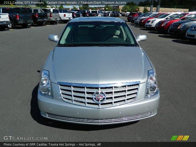 Radiant Silver Metallic / Titanium/Dark Titanium Accents 2011 Cadillac DTS Premium