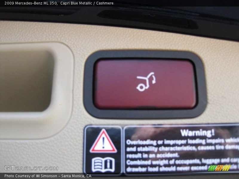 Capri Blue Metallic / Cashmere 2009 Mercedes-Benz ML 350