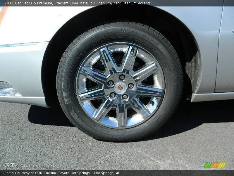 Radiant Silver Metallic / Titanium/Dark Titanium Accents 2011 Cadillac DTS Premium