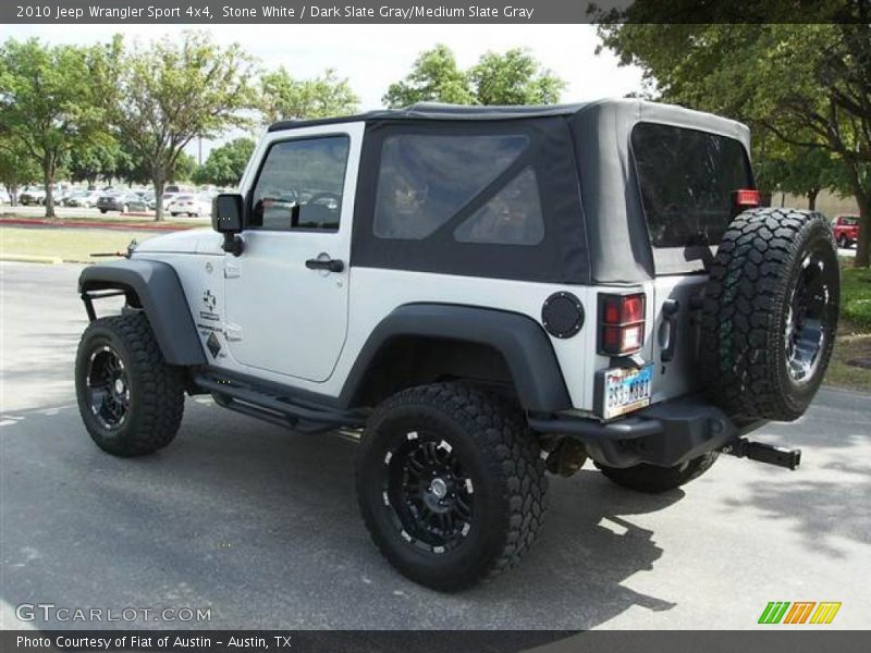 Stone White / Dark Slate Gray/Medium Slate Gray 2010 Jeep Wrangler Sport 4x4