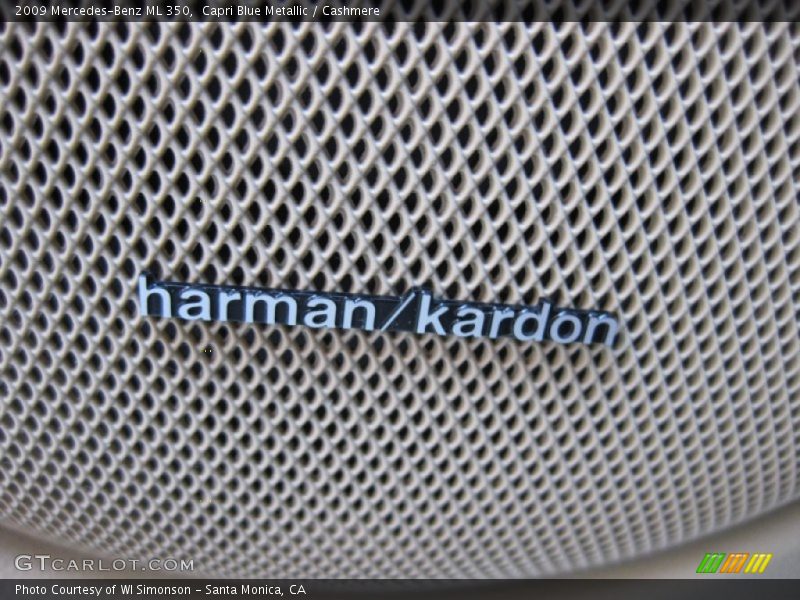 Capri Blue Metallic / Cashmere 2009 Mercedes-Benz ML 350