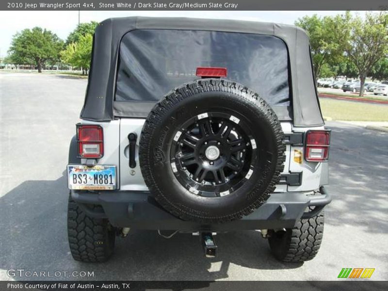 Stone White / Dark Slate Gray/Medium Slate Gray 2010 Jeep Wrangler Sport 4x4