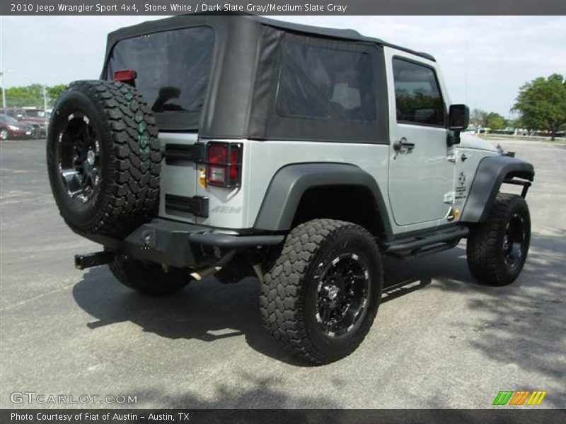 Stone White / Dark Slate Gray/Medium Slate Gray 2010 Jeep Wrangler Sport 4x4