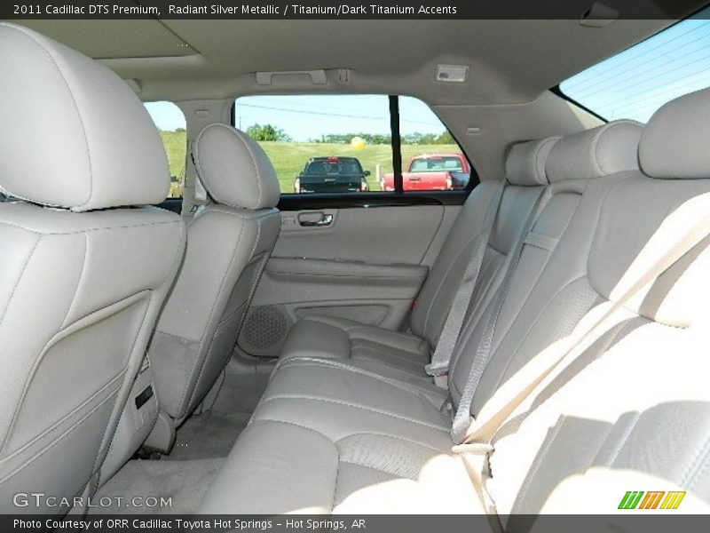 Radiant Silver Metallic / Titanium/Dark Titanium Accents 2011 Cadillac DTS Premium