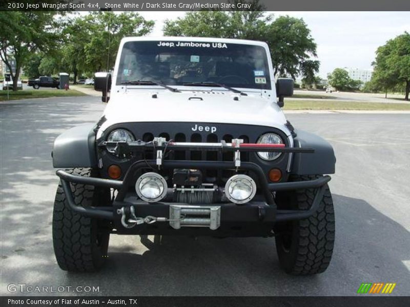 Stone White / Dark Slate Gray/Medium Slate Gray 2010 Jeep Wrangler Sport 4x4