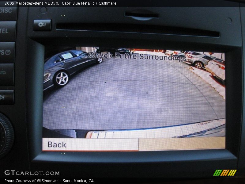 Capri Blue Metallic / Cashmere 2009 Mercedes-Benz ML 350