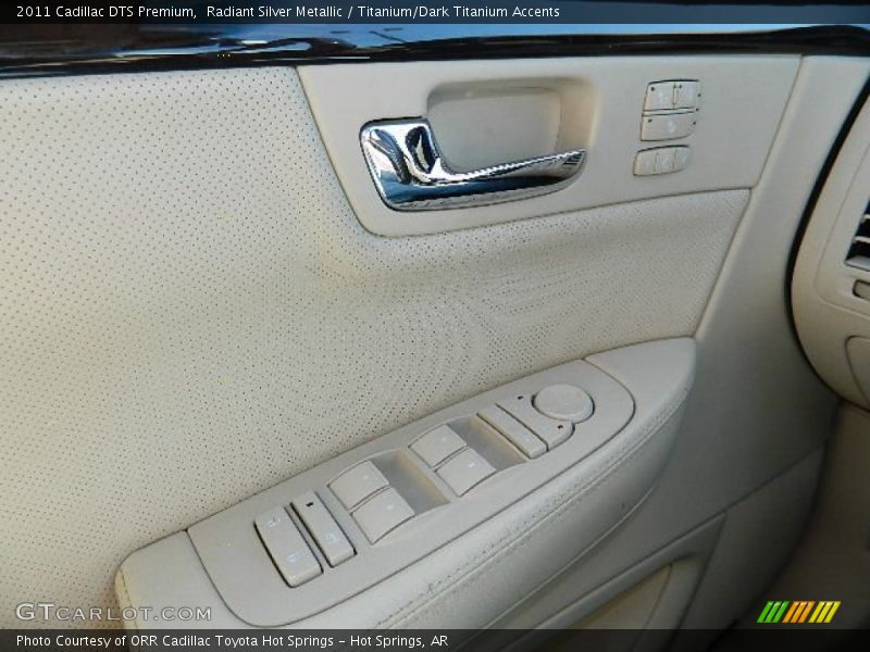 Radiant Silver Metallic / Titanium/Dark Titanium Accents 2011 Cadillac DTS Premium