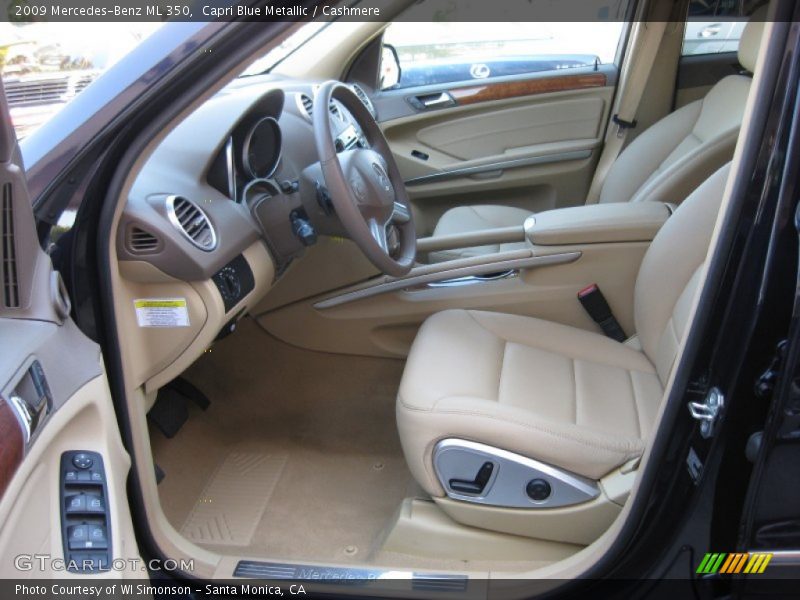 Capri Blue Metallic / Cashmere 2009 Mercedes-Benz ML 350
