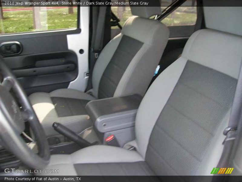 Stone White / Dark Slate Gray/Medium Slate Gray 2010 Jeep Wrangler Sport 4x4