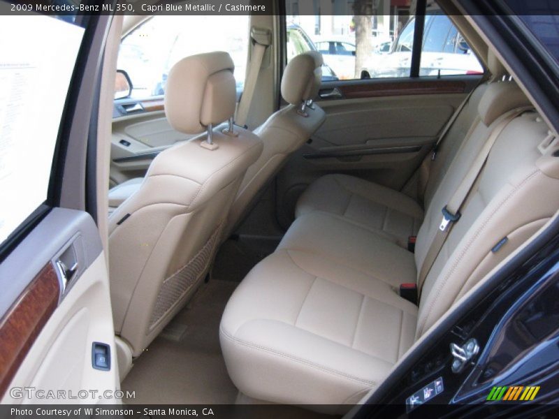 Capri Blue Metallic / Cashmere 2009 Mercedes-Benz ML 350
