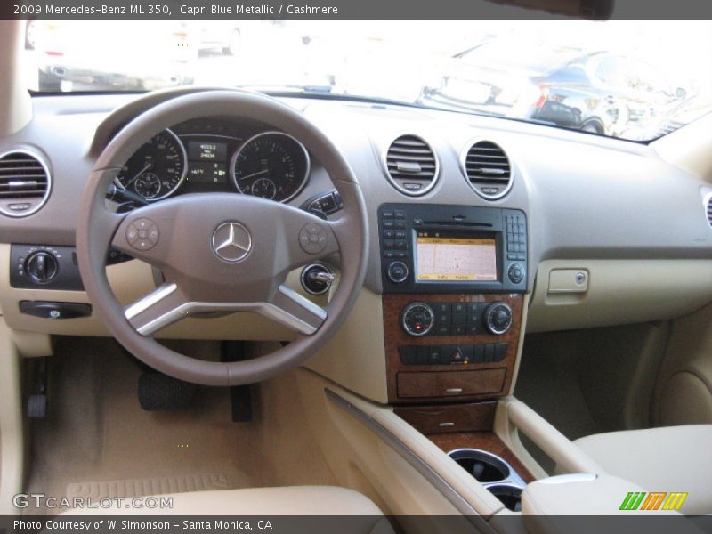 Capri Blue Metallic / Cashmere 2009 Mercedes-Benz ML 350