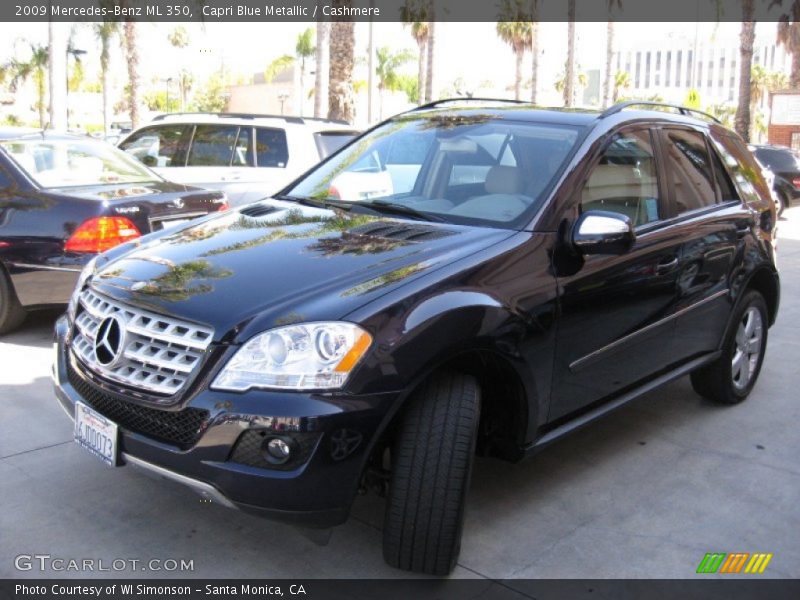 Capri Blue Metallic / Cashmere 2009 Mercedes-Benz ML 350