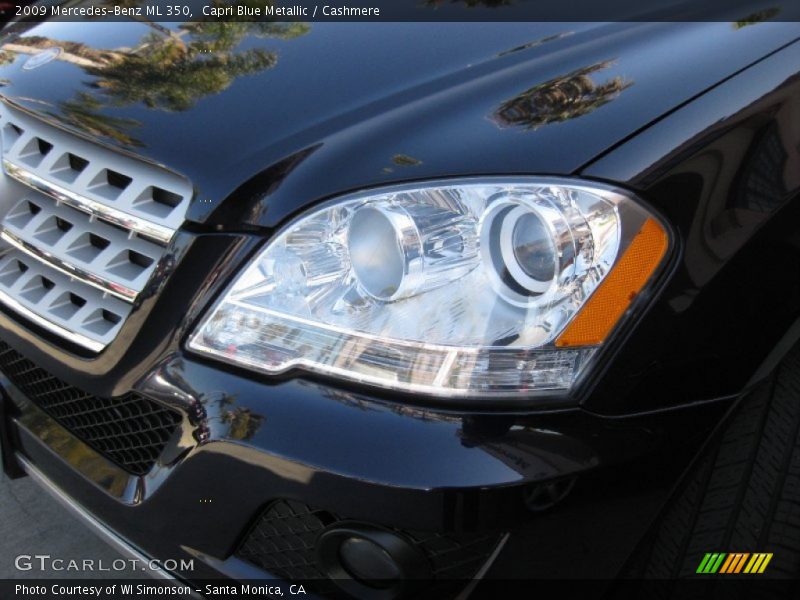 Capri Blue Metallic / Cashmere 2009 Mercedes-Benz ML 350