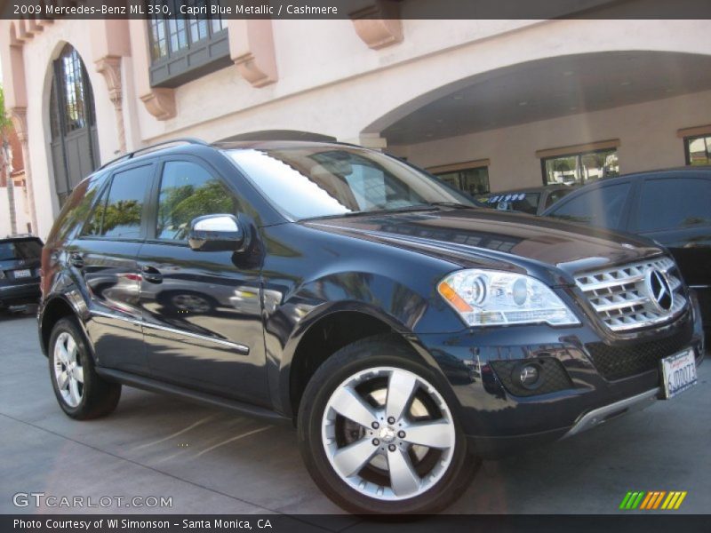 Capri Blue Metallic / Cashmere 2009 Mercedes-Benz ML 350