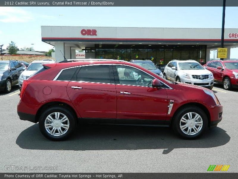 Crystal Red Tintcoat / Ebony/Ebony 2012 Cadillac SRX Luxury