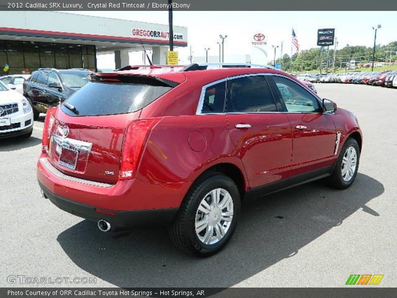 Crystal Red Tintcoat / Ebony/Ebony 2012 Cadillac SRX Luxury