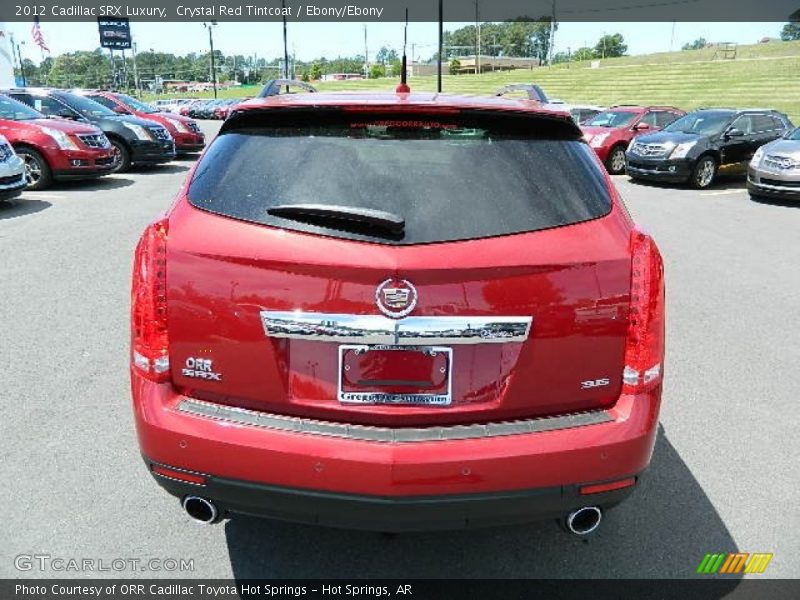 Crystal Red Tintcoat / Ebony/Ebony 2012 Cadillac SRX Luxury
