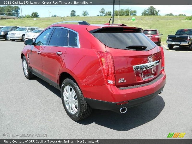 Crystal Red Tintcoat / Ebony/Ebony 2012 Cadillac SRX Luxury
