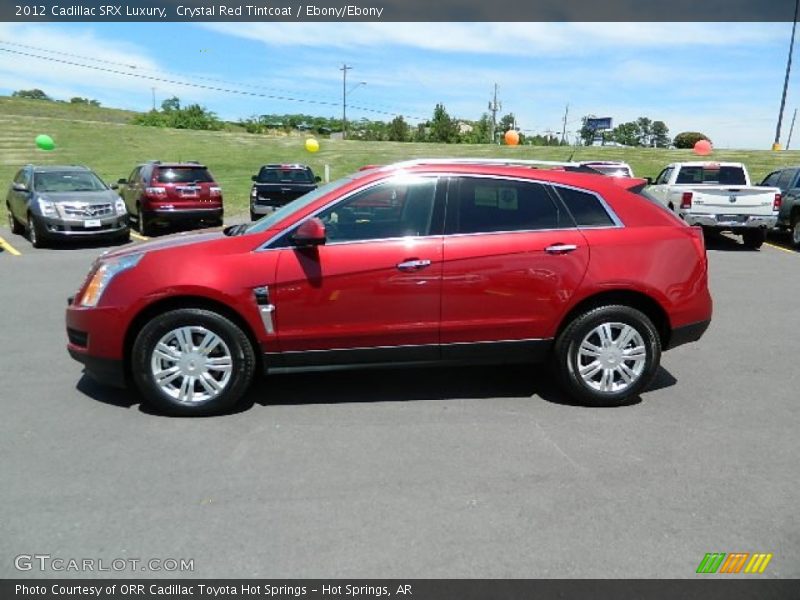 Crystal Red Tintcoat / Ebony/Ebony 2012 Cadillac SRX Luxury