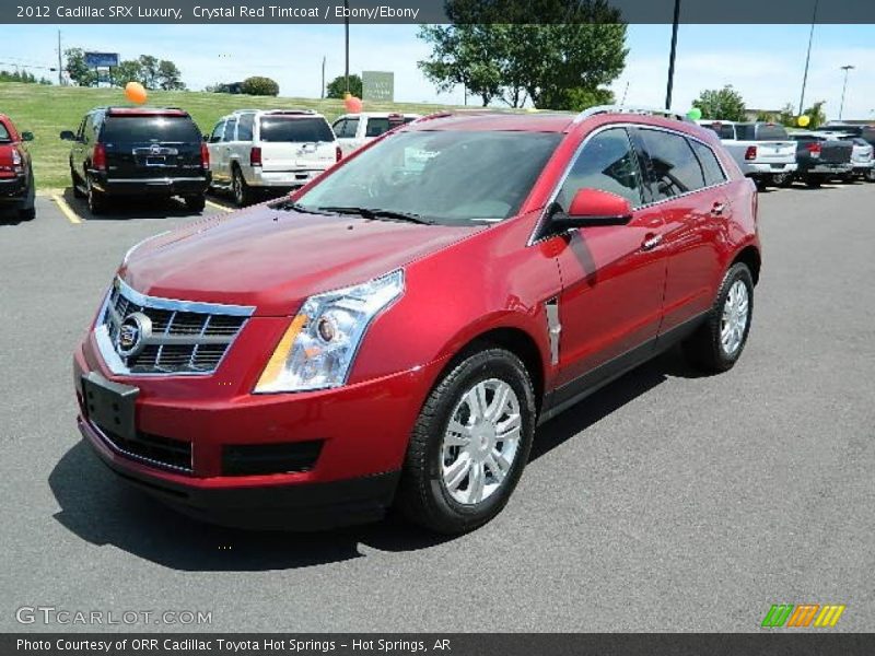 Crystal Red Tintcoat / Ebony/Ebony 2012 Cadillac SRX Luxury