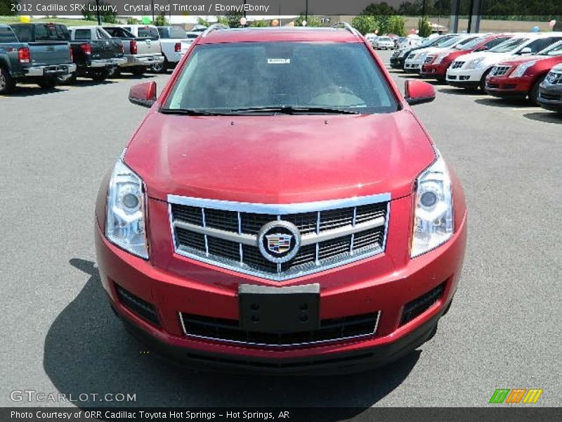 Crystal Red Tintcoat / Ebony/Ebony 2012 Cadillac SRX Luxury