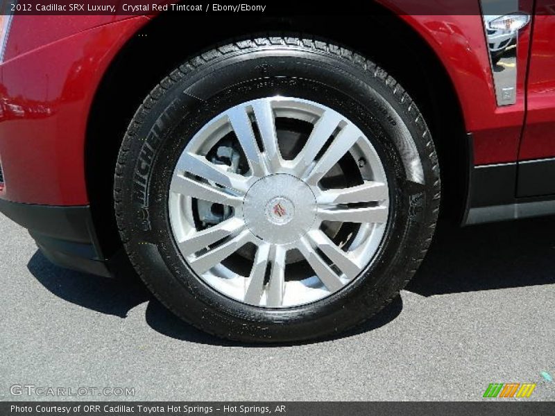 Crystal Red Tintcoat / Ebony/Ebony 2012 Cadillac SRX Luxury