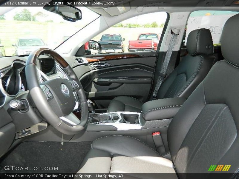 Crystal Red Tintcoat / Ebony/Ebony 2012 Cadillac SRX Luxury