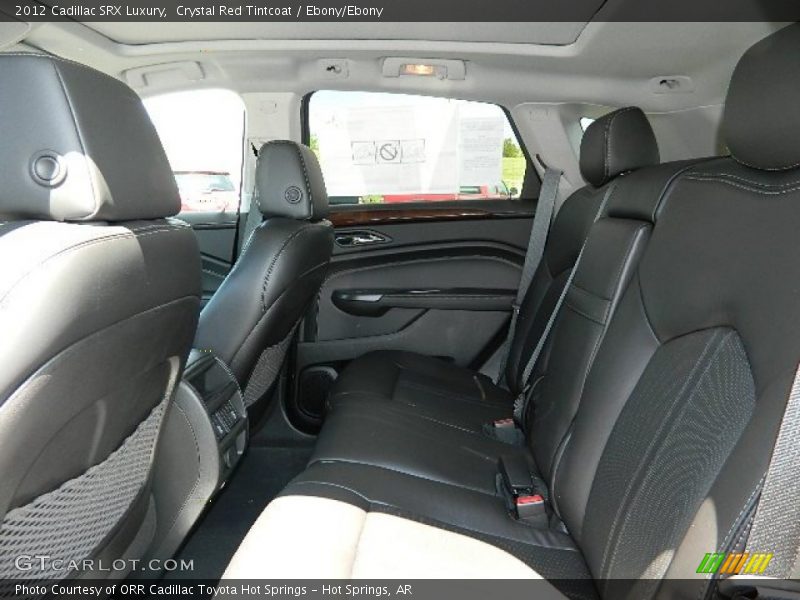 Crystal Red Tintcoat / Ebony/Ebony 2012 Cadillac SRX Luxury