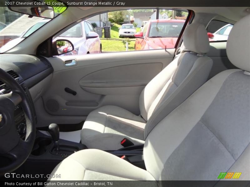 Sunburst Orange Metallic / Gray 2007 Chevrolet Cobalt LS Coupe