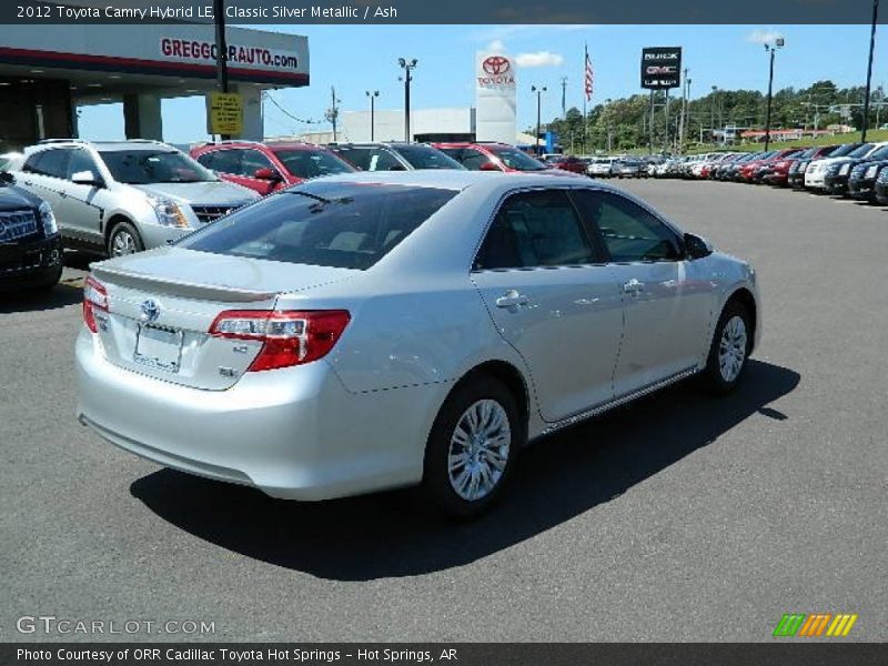Classic Silver Metallic / Ash 2012 Toyota Camry Hybrid LE