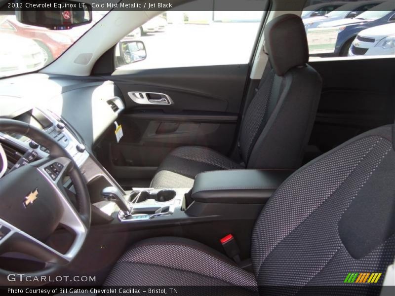 Gold Mist Metallic / Jet Black 2012 Chevrolet Equinox LT
