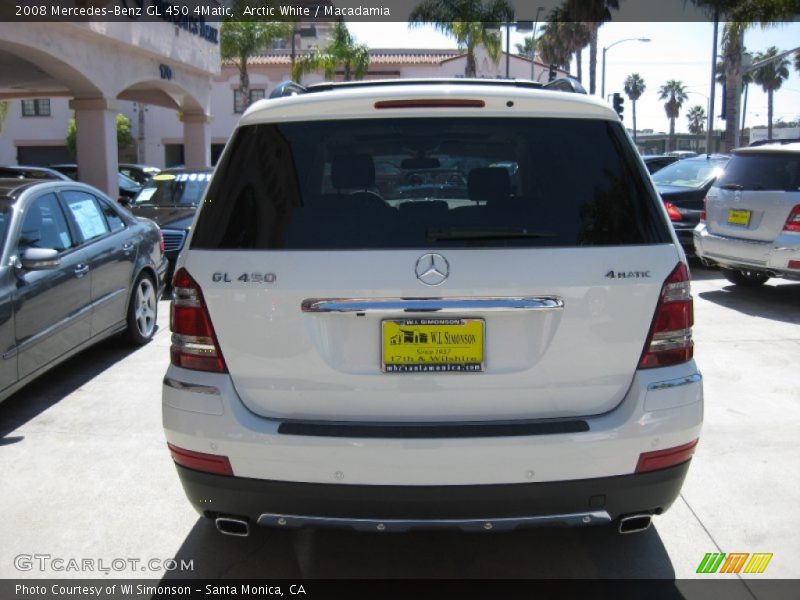Arctic White / Macadamia 2008 Mercedes-Benz GL 450 4Matic