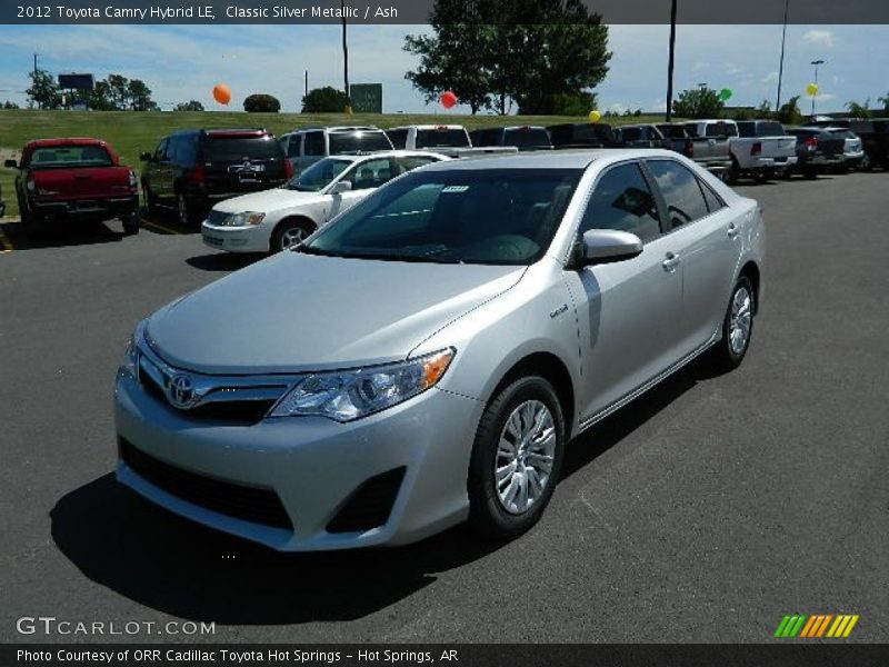Classic Silver Metallic / Ash 2012 Toyota Camry Hybrid LE