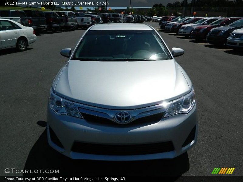 Classic Silver Metallic / Ash 2012 Toyota Camry Hybrid LE
