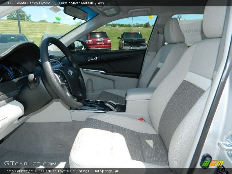 Classic Silver Metallic / Ash 2012 Toyota Camry Hybrid LE