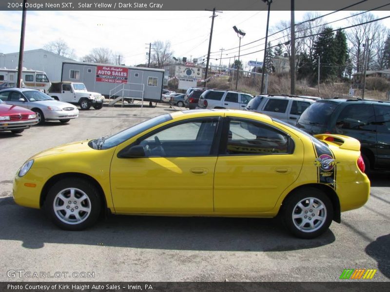 Solar Yellow / Dark Slate Gray 2004 Dodge Neon SXT
