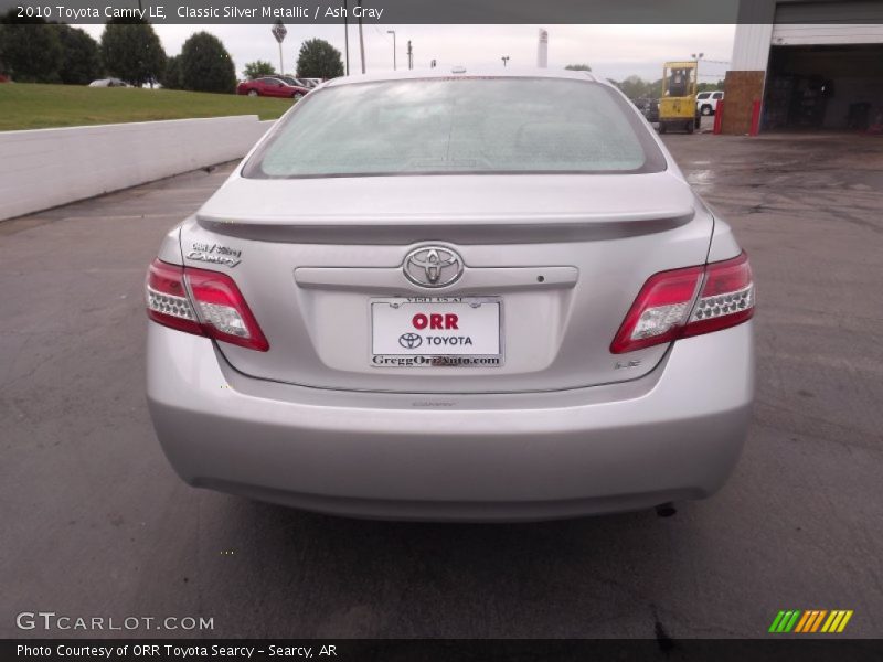 Classic Silver Metallic / Ash Gray 2010 Toyota Camry LE