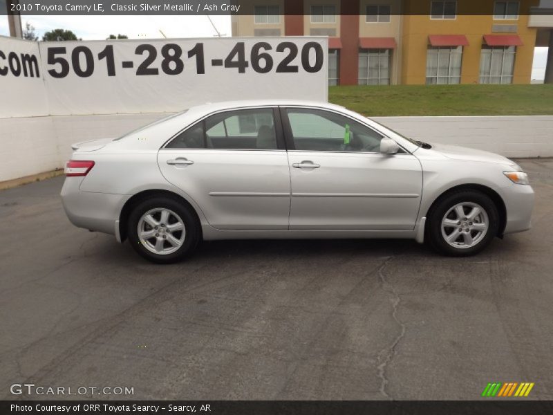 Classic Silver Metallic / Ash Gray 2010 Toyota Camry LE