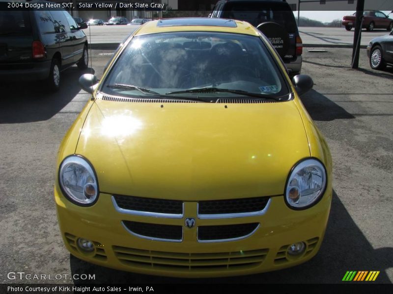 Solar Yellow / Dark Slate Gray 2004 Dodge Neon SXT