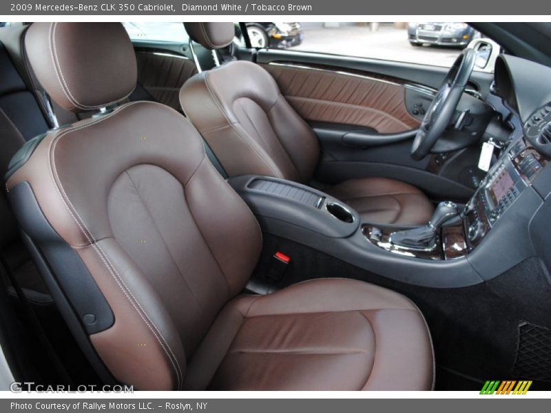  2009 CLK 350 Cabriolet Tobacco Brown Interior