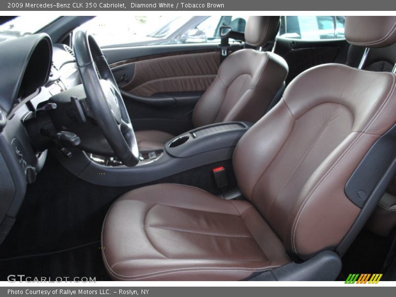  2009 CLK 350 Cabriolet Tobacco Brown Interior