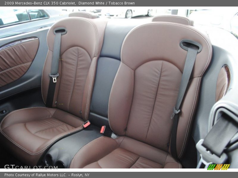 Rear Seat of 2009 CLK 350 Cabriolet
