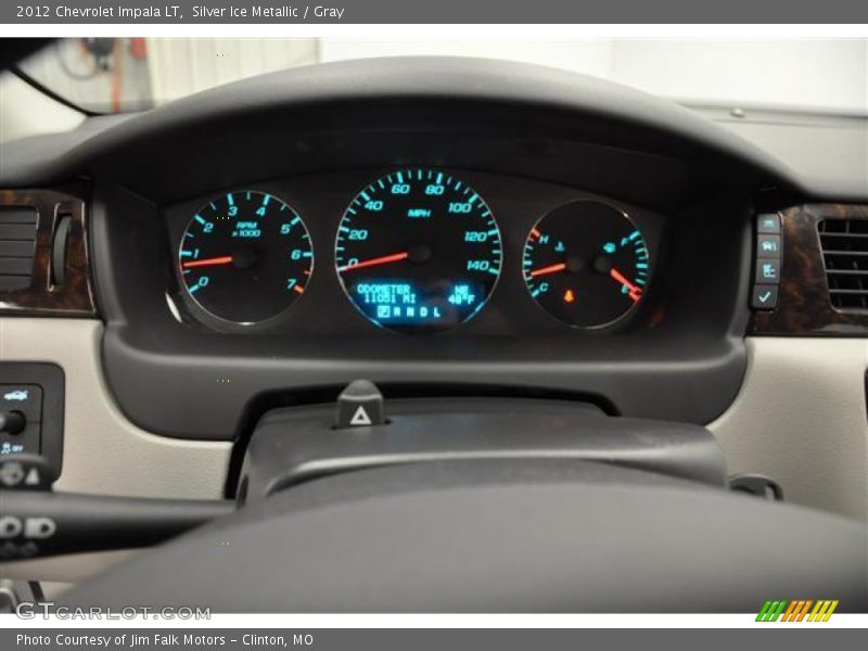 Silver Ice Metallic / Gray 2012 Chevrolet Impala LT